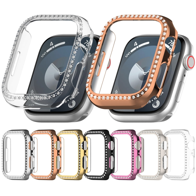 For Apple Watch Series 4 44mm Diamond Hollow PC Watch Case(Silver) - free shipping - PMC TechLife - Order now!