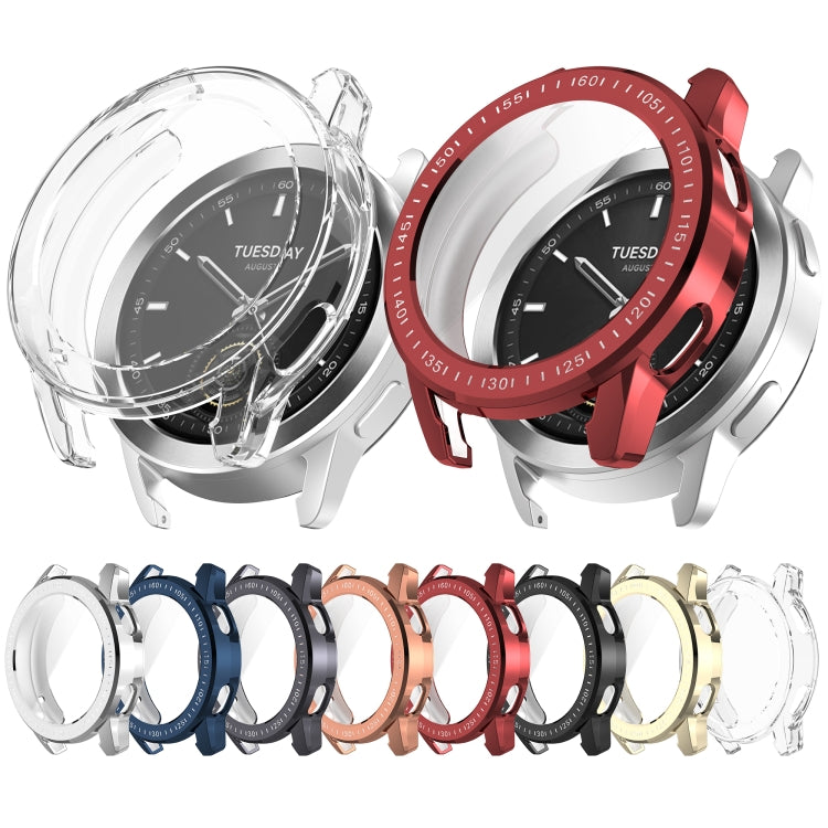 For Xiaomi Watch S3 Full Package TPU Electroplated Watch Protective Case(Silver) - free shipping - PMC TechLife - Order now!