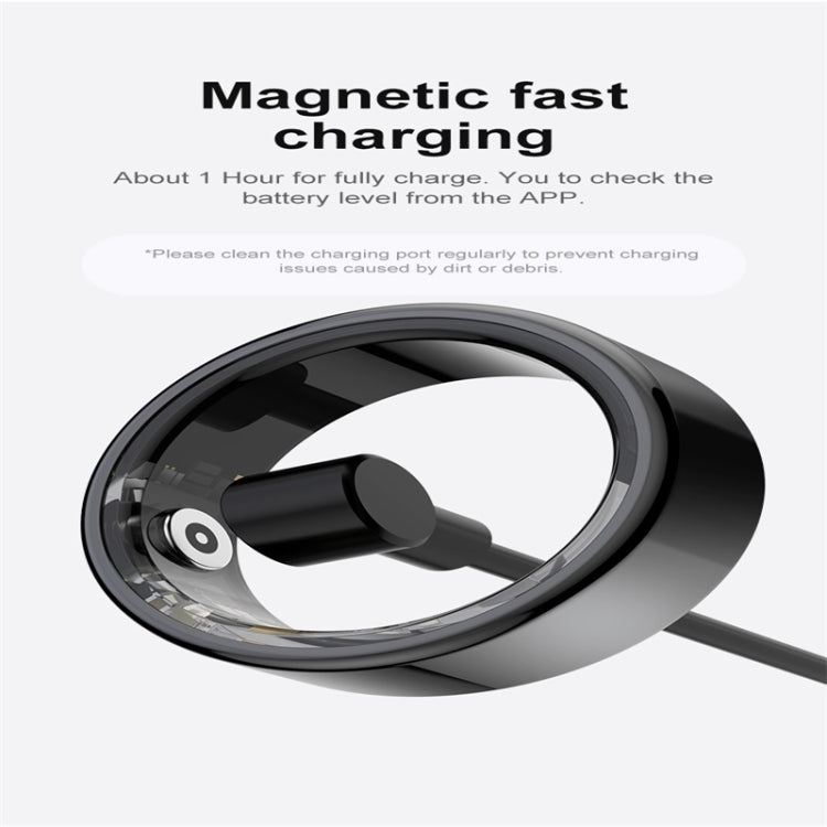 R02 SIZE 10 Smart Ring, Support Heart Rate / Blood Oxygen / Sleep Monitoring / Multiple Sports Modes(Black) - free shipping - PMC TechLife - Order now!