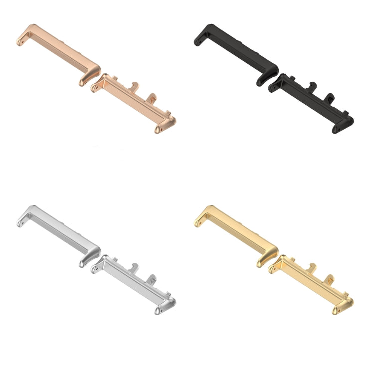 For Samsung Galaxy Fit 3 SM-R390 1 Pair Metal Watch Band Connector(Gold) - Watch Bands by PMC TechLife | Online Shopping South Africa | PMC TechLife