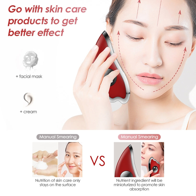 K-SKIN KD817 Facial Scratch Pad Dredge Meridian Soothing Fatigue Scraping Plate Electric Massager Soothing Stress USB Charging(White) - free shipping - PMC TechLife - Order now!