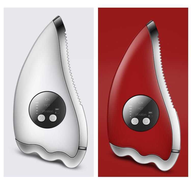 K-SKIN KD817 Facial Scratch Pad Dredge Meridian Soothing Fatigue Scraping Plate Electric Massager Soothing Stress USB Charging(White) - free shipping - PMC TechLife - Order now!