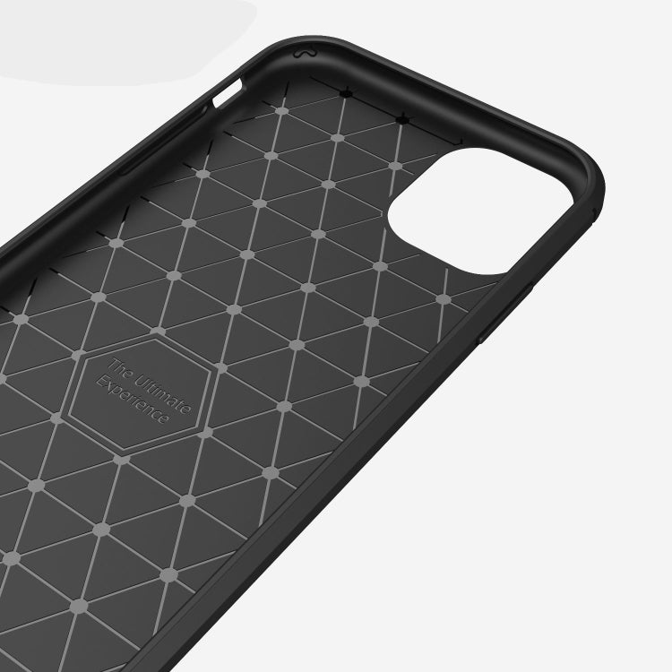 For iPhone 11 Brushed Texture Carbon Fiber TPU Case (Black) - free shipping - PMC TechLife - Order now!