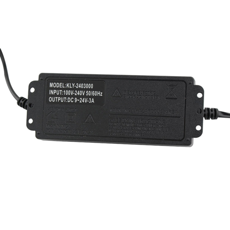 AC To DC Adjustable Voltage Power Adapter Universal Power Supply Display Screen Power Switching Charger EU, Output Voltage:9-24V-3A - Power Supplies by PMC TechLife | Online Shopping South Africa | PMC TechLife | Buy Now Pay Later Mobicred