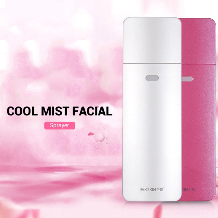 K-SKIN KD777 Nano Cool Facial Sprayer Handheld Portable Skincare Humidifier Skin Care Automatic Alcohol Sprayer(White) - Beauty Instrument by K-SKIN | Online Shopping South Africa | PMC TechLife | Buy Now Pay Later Mobicred
