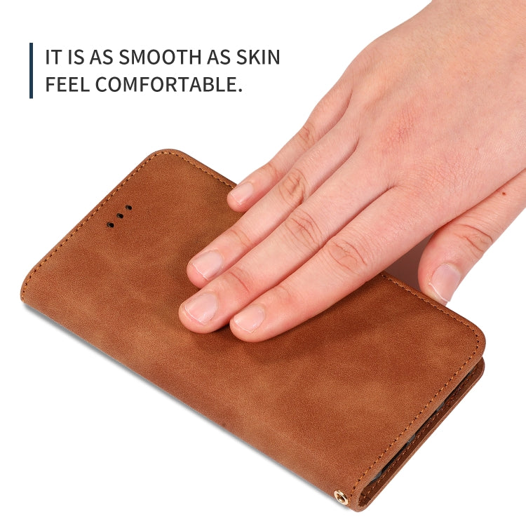 Retro Skin Feel Business Magnetic Horizontal Flip Leather Case for Xiaomi Mi 9T  / Mi 9T Pro / Redmi K20  /  K20 Pro(Brown) - Xiaomi Cases by PMC TechLife | Online Shopping South Africa | PMC TechLife | Buy Now Pay Later Mobicred
