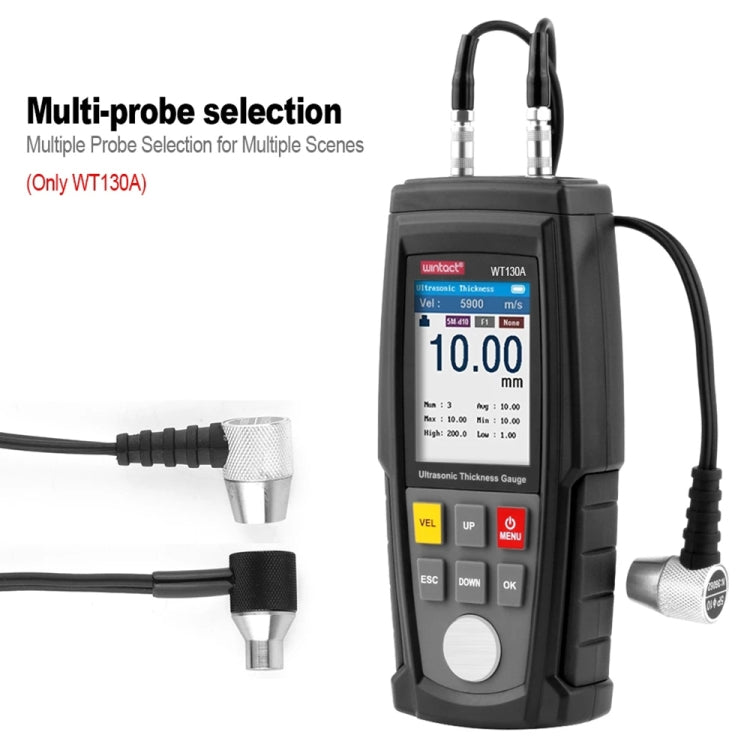 Wintact WT130A Digital Ultrasonic Thickness Gauge Meter Tester USB Charging Digital Thickness Metal Tester High Precision - free shipping - PMC TechLife - Order now!