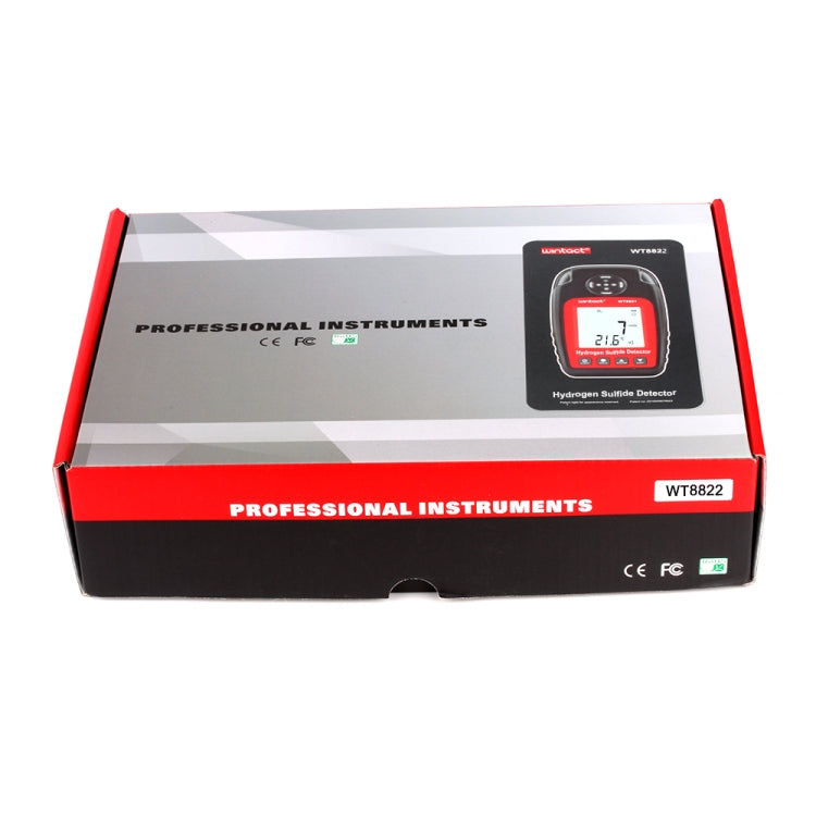 WINTACT WT8822 Hydrogen Sulfide Detector Independent H2S Gas Sensor Warning-up High Sensitive Poisoning Alarm Detector - free shipping - PMC TechLife - Order now!