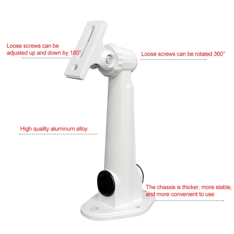 CCTV Wall Mount Stand Aluminum Metallic Silver Bracket Indoor Outdoor for Bullet Camera IP Camera Bracket Accessories - Mounting Bracket by PMC TechLife | Online Shopping South Africa | PMC TechLife