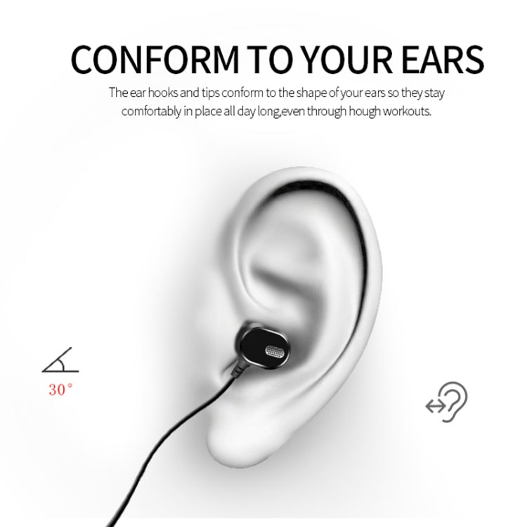DM-22 Magnetic Bluetooth Earphone DM-22 Neckband Sport headset with Mic Wireless Handsfree Earphoness(Black) - Neck-mounted Earphone by PMC TechLife | Online Shopping South Africa | PMC TechLife