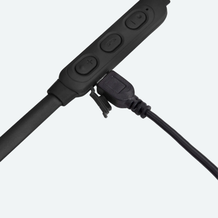 DM-22 Magnetic Bluetooth Earphone DM-22 Neckband Sport headset with Mic Wireless Handsfree Earphoness(White) - Neck-mounted Earphone by PMC TechLife | Online Shopping South Africa | PMC TechLife