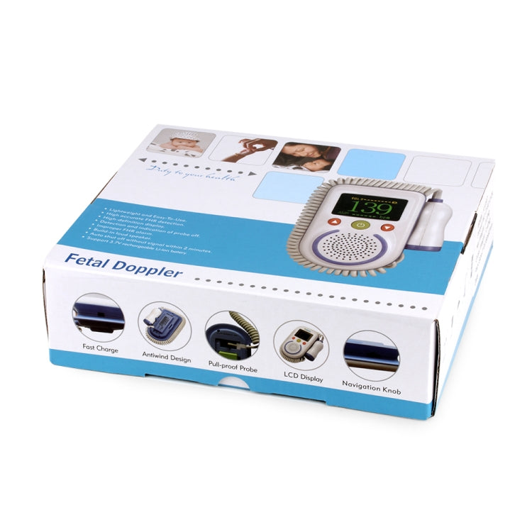 A100D  Digital Fetal Doppler Ultrasound Sound Baby Heartbeat Detector Monitor Rechargeable Prenatal Pocket Fetal Doppler Stethoscope - Heart Rate Monitoring by PMC TechLife | Online Shopping South Africa | PMC TechLife