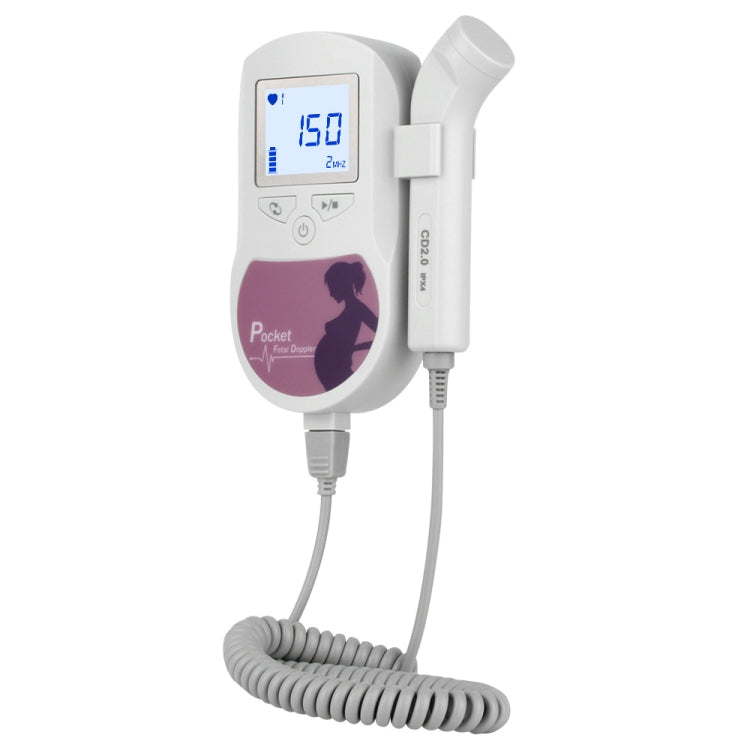 Baby Sound C   Fetal Doppler Prenatal Pocket Digital  Ultrasound Detector Angel Heartbeat Pregnant Doppler Prenatal Monitor(Rose Red) - Heart Rate Monitoring by PMC TechLife | Online Shopping South Africa | PMC TechLife