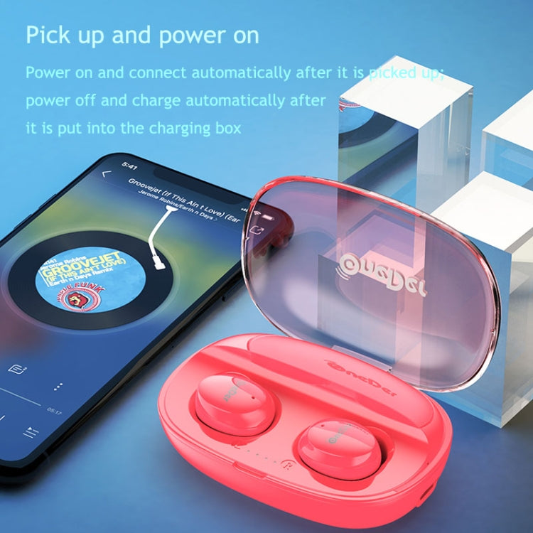 OneDer W12 Wireless Earphone with Waterproof IPX5 HD Stereo Sound TWS Bluetooth Earphone(Black) - free shipping - PMC TechLife - Order now!