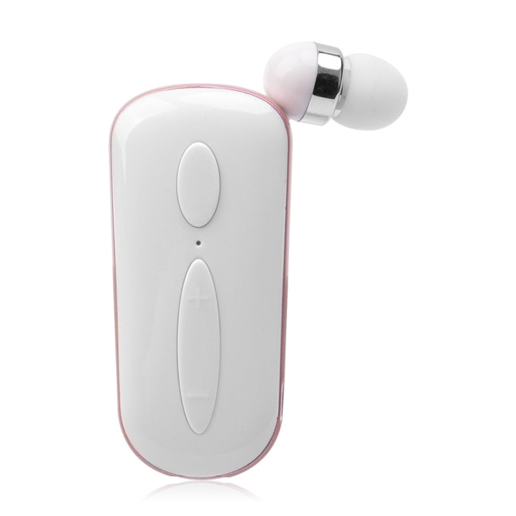 K36 Stereo Wireless Bluetooth Headset Calls Remind Vibration Wear Clip Driver Auriculares Earphone(Pink) - Bluetooth Earphone by PMC TechLife | Online Shopping South Africa | PMC TechLife