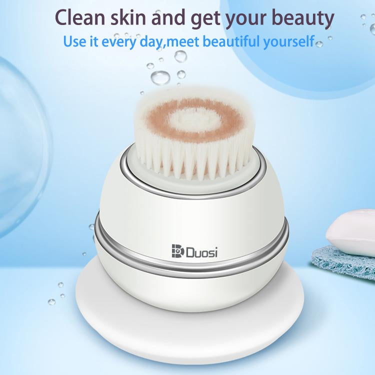 Duosi DY-103 USB Rechargeble Electric Facial Cleansing Brush Waterproof Face Deep Pore Cleaning Massager Exfoliator Oil Dirt Blackhead Remove - free shipping - PMC TechLife - Order now!