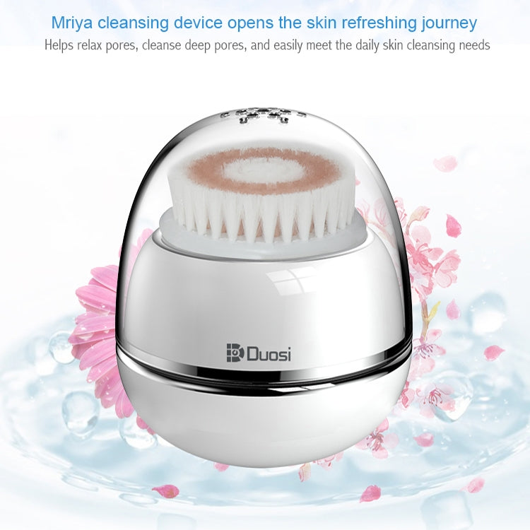 Duosi DY-103 USB Rechargeble Electric Facial Cleansing Brush Waterproof Face Deep Pore Cleaning Massager Exfoliator Oil Dirt Blackhead Remove - free shipping - PMC TechLife - Order now!