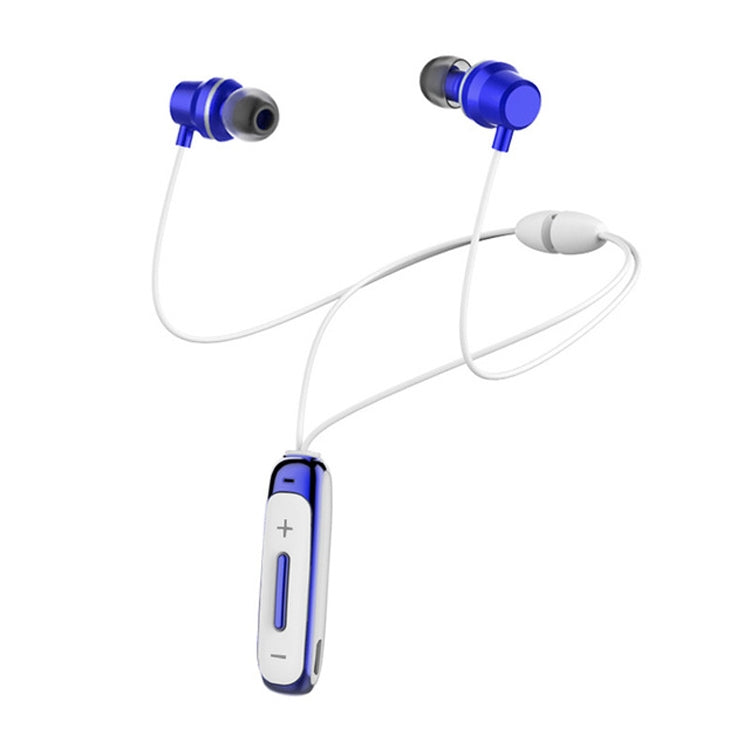 BT315 Sport Bluetooth Headset Wireless Stereo Earphone Bluetooth 4.1 Earpiece With Mic Sport Bass Magnetic Necklace Earpiece(Blue) - Sport Earphone by PMC TechLife | Online Shopping South Africa | PMC TechLife