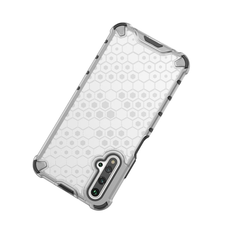 For Huawei Nova 5T Shockproof Honeycomb PC + TPU Case(White) - free shipping - PMC TechLife - Order now!