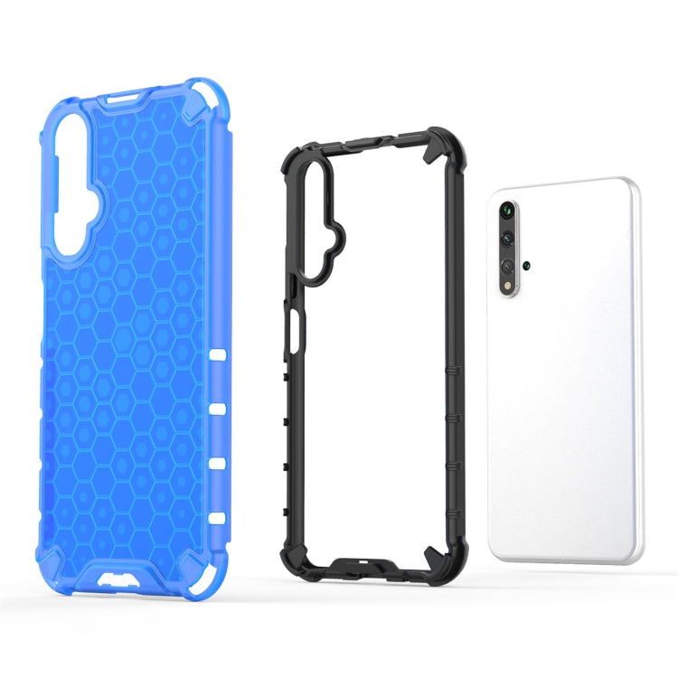 For Huawei Nova 5T Shockproof Honeycomb PC + TPU Case(White) - free shipping - PMC TechLife - Order now!