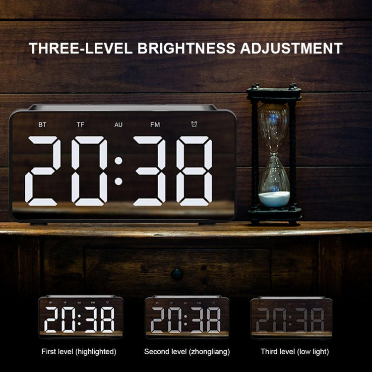 AEC BT508 Wireless Charging Bluetooth Speaker LED Alarm Clock Power Bank Three-In-One Speaker - free shipping - PMC TechLife - Order now!