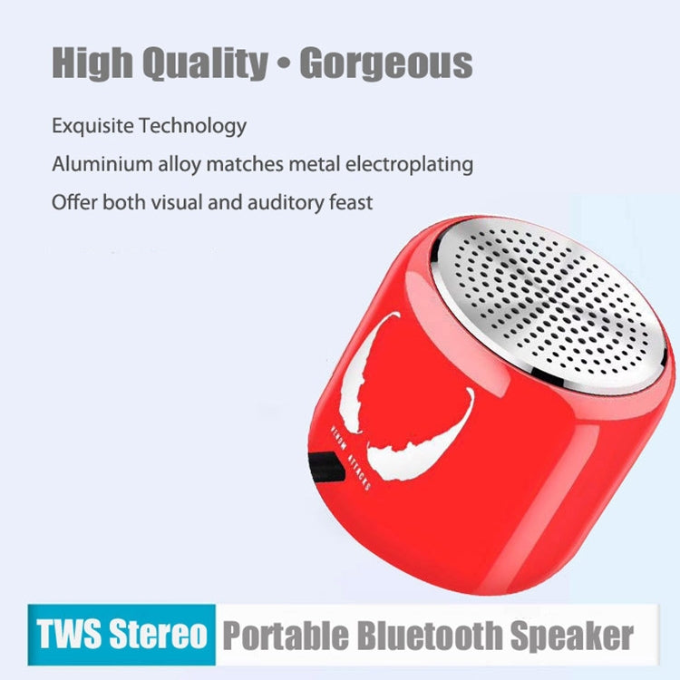 M9 Bluetooth5.0 Subwoofer Portable Speaker Aluminium Alloy Body Music Player(Black) - Mini Speaker by PMC TechLife | Online Shopping South Africa | PMC TechLife