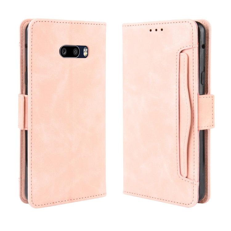 For LG G8X ThinQ / V50S ThinQ Wallet Style Skin Feel Calf Pattern Leather Case with Separate Card Slots & Holder & Wallet & Photo Frame(Pink) - LG Cases by PMC TechLife | Online Shopping South Africa | PMC TechLife | Buy Now Pay Later Mobicred