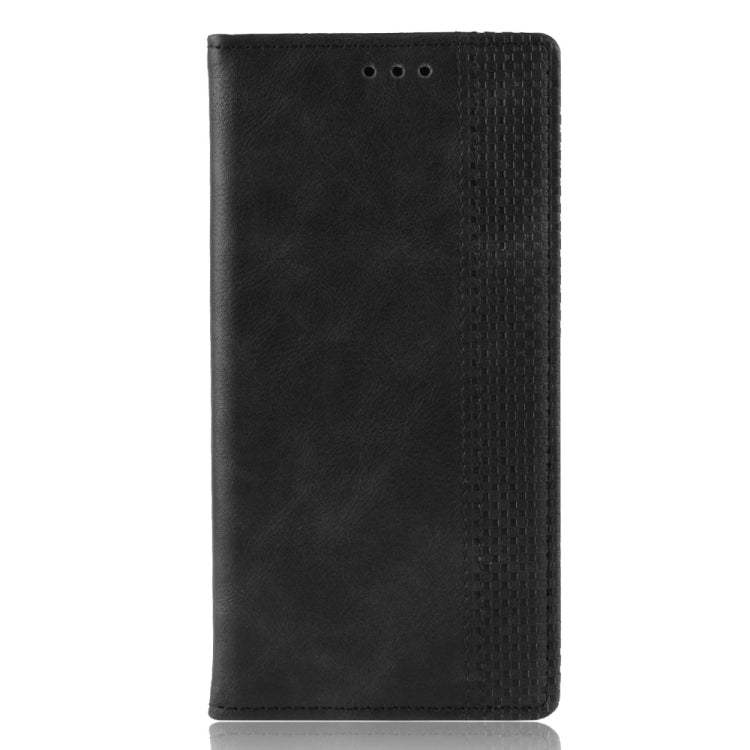 For vivo V17 / Y9s / S1 Pro Magnetic Buckle Retro Crazy Horse Texture Horizontal Flip Leather Case with Holder & Card Slots & Photo Frame(Black) - vivo Cases by PMC TechLife | Online Shopping South Africa | PMC TechLife | Buy Now Pay Later Mobicred