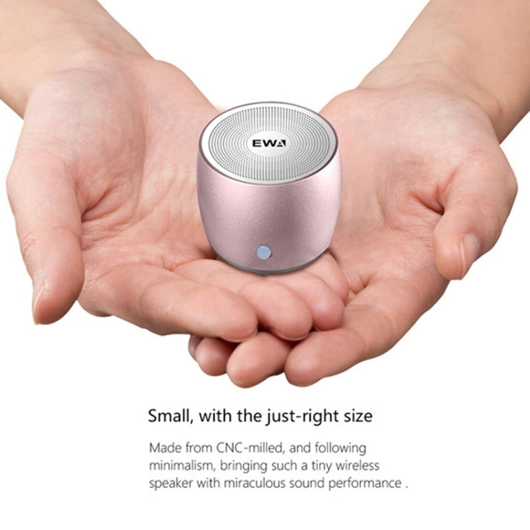 EWA A103 Portable Bluetooth Speaker Wireless Heavy Bass Bomm Box Subwoofer Phone Call Surround Sound Bluetooth Shower Speaker(Rose Gold) - free shipping - PMC TechLife - Order now!