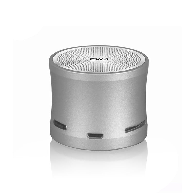 EWA A109M  Portable Bluetooth Speaker Wireless Heavy Bass Bomm Box Subwoofer Phone Call Surround Sound Bluetooth Shower Speaker(Silver) - free shipping - PMC TechLife - Order now!