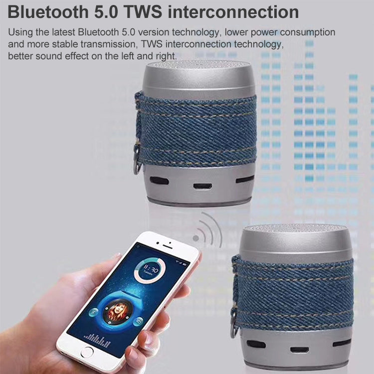 EWA A113 Portable Super Mini Bluetooth Speaker Wireless Bass Subwoofer Boom Box Speakers(Silver) - Mini Speaker by EWA | Online Shopping South Africa | PMC TechLife | Buy Now Pay Later Mobicred