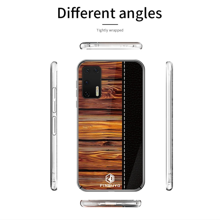 For Huawei P40 PINWUYO Pindun Series Slim 3D Flashing All-inclusive PC Case(Brown) - Huawei Cases by PINWUYO | Online Shopping South Africa | PMC TechLife | Buy Now Pay Later Mobicred