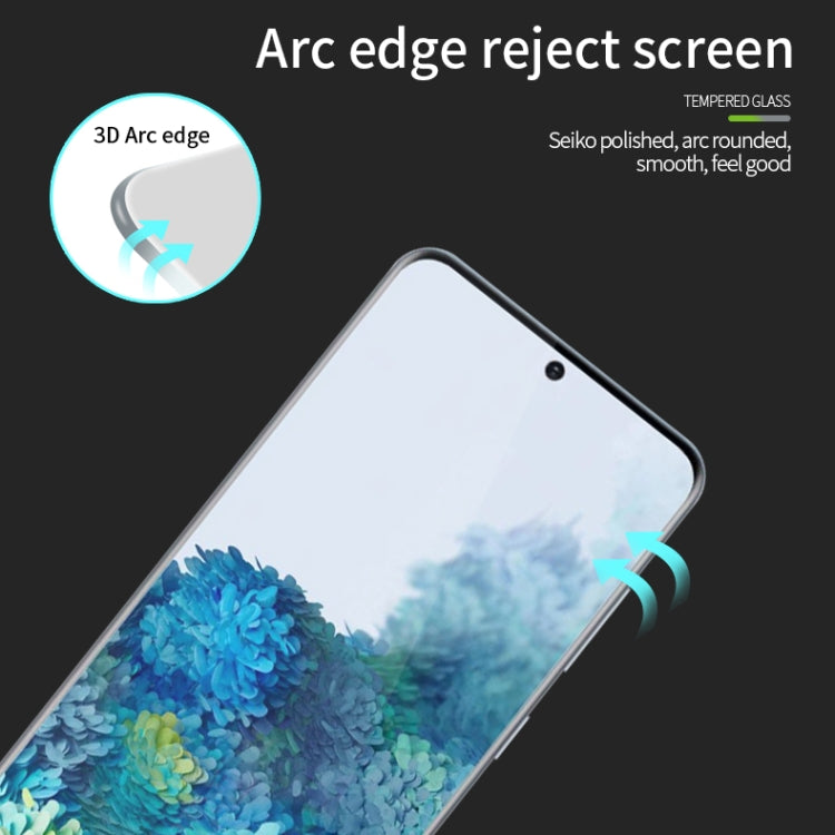 For Galaxy S20 PINWUYO 9H 3D Hot Bending Tempered Glass Film(Black) - Galaxy Tempered Glass by PINWUYO | Online Shopping South Africa | PMC TechLife | Buy Now Pay Later Mobicred