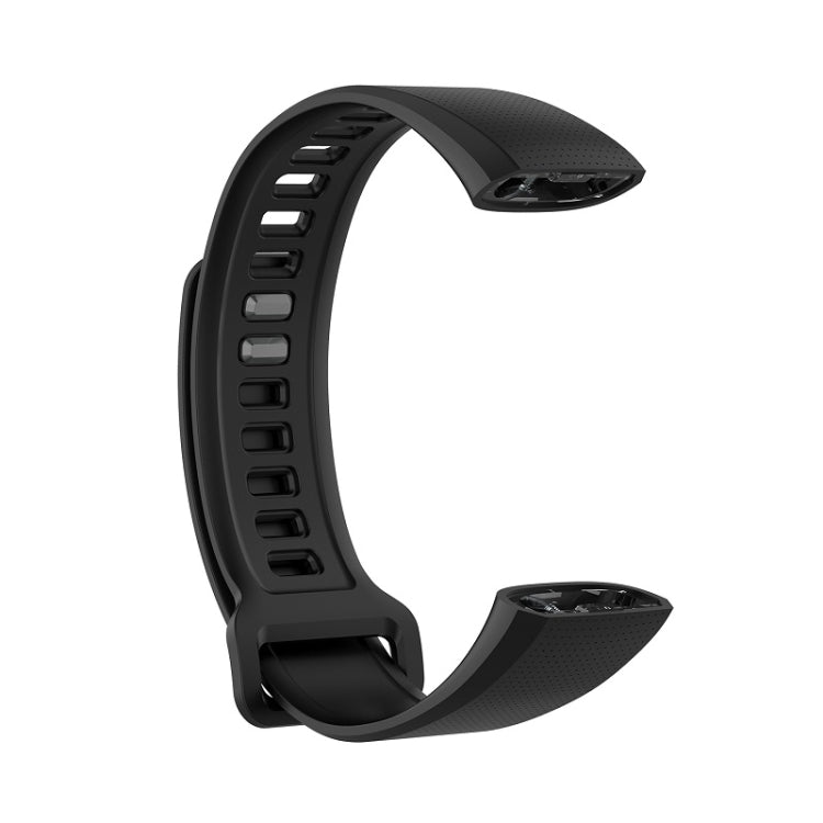 For Huawei Band 2 Pro / Band 2 / ERS-B19 / ERS-B29 Sports Bracelet Silicone Watch Band(Black) - Watch Bands by PMC TechLife | Online Shopping South Africa | PMC TechLife | Buy Now Pay Later Mobicred