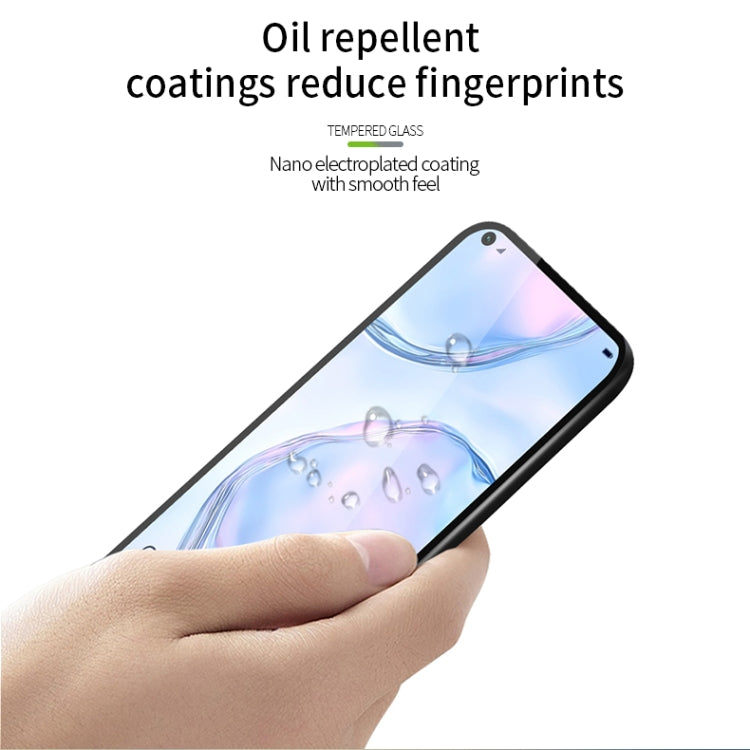 For Huawei P40 Lite / nova 6 SE PINWUYO 9H 2.5D Full Screen Tempered Glass Film(Black) - Huawei Tempered Glass by PINWUYO | Online Shopping South Africa | PMC TechLife | Buy Now Pay Later Mobicred
