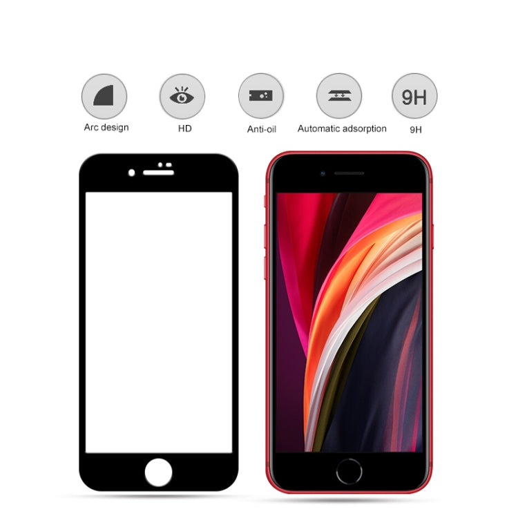 For iPhone SE 2020 2pcs mocolo 0.33mm 9H 2.5D Full Glue Tempered Glass Film - iPhone SE 2022 / 2020 Tempered Glass by mocolo | Online Shopping South Africa | PMC TechLife | Buy Now Pay Later Mobicred
