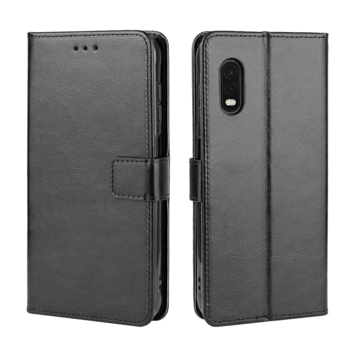 For Galaxy Xcover Pro Retro Crazy Horse Texture Horizontal Flip Leather Case with Holder & Card Slots & Photo Frame(Black) - free shipping - PMC TechLife - Order now!