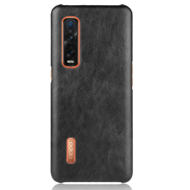 For Oppo Find X2 Pro Shockproof Litchi Texture PC + PU Case(Black) - free shipping - PMC TechLife - Order now!