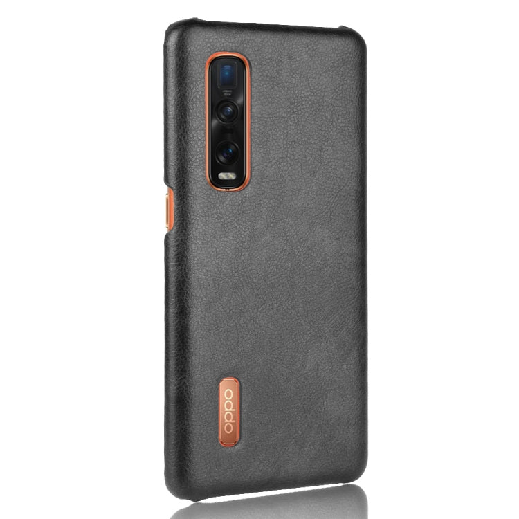 For Oppo Find X2 Pro Shockproof Litchi Texture PC + PU Case(Black) - free shipping - PMC TechLife - Order now!