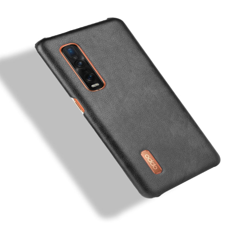 For Oppo Find X2 Pro Shockproof Litchi Texture PC + PU Case(Black) - free shipping - PMC TechLife - Order now!