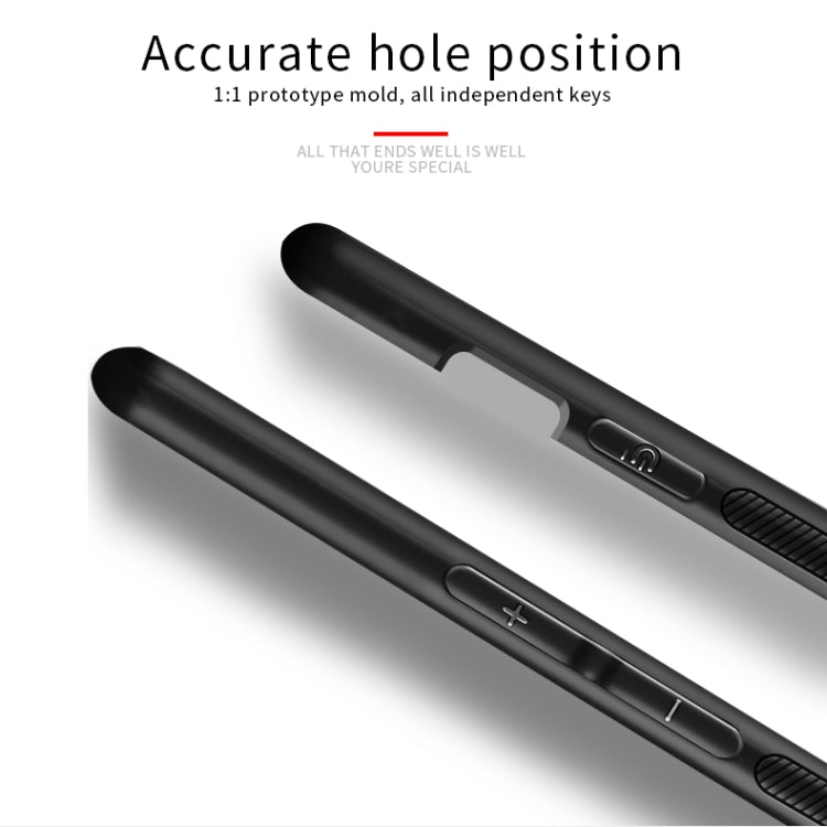 For Oneplus 8 PINWUYO Rong Series  Shockproof PC + TPU+ Chemical Fiber Cloth Protective Cover(Black) - OnePlus Cases by PINWUYO | Online Shopping South Africa | PMC TechLife | Buy Now Pay Later Mobicred