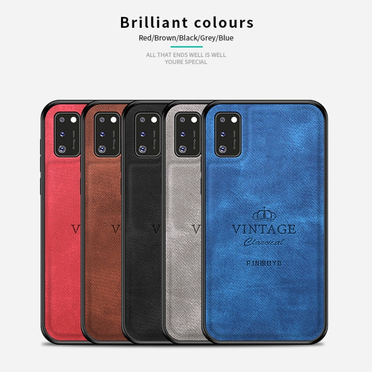For Galaxy A41 PINWUYO Zun Series PC + TPU + Skin Waterproof And Anti-fall All-inclusive Protective Shell(Brown) - Galaxy Phone Cases by PINWUYO | Online Shopping South Africa | PMC TechLife | Buy Now Pay Later Mobicred