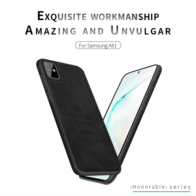 For Galaxy A81 / Note10 Lite PINWUYO Zun Series PC + TPU + Skin Waterproof And Anti-fall All-inclusive Protective Shell(Brown) - Galaxy Phone Cases by PINWUYO | Online Shopping South Africa | PMC TechLife | Buy Now Pay Later Mobicred