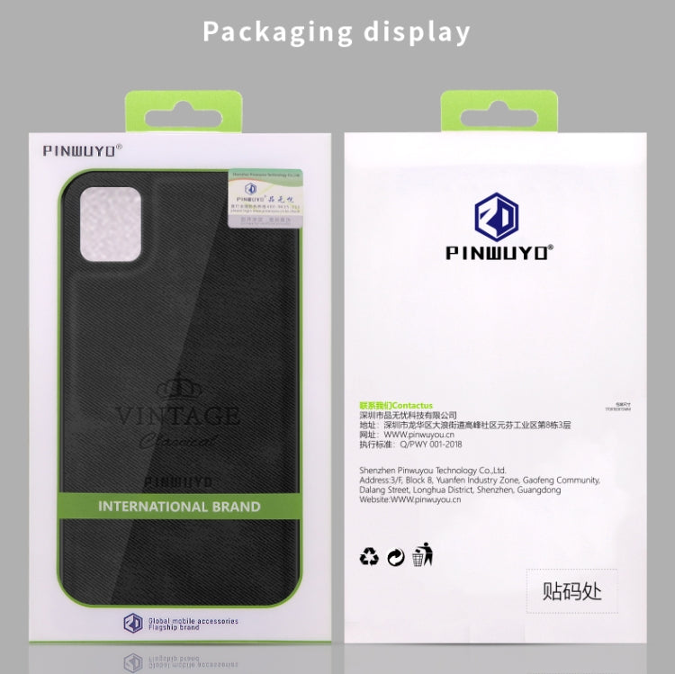 For Galaxy A81 / Note10 Lite PINWUYO Zun Series PC + TPU + Skin Waterproof And Anti-fall All-inclusive Protective Shell(Gray) - free shipping - PMC TechLife - Order now!