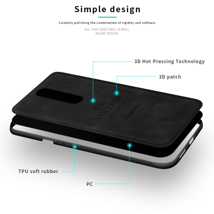 For Oneplus 8 PINWUYO Zun Series PC + TPU + Skin Waterproof And Anti-fall All-inclusive Protective Shell(Gray) - OnePlus Cases by PINWUYO | Online Shopping South Africa | PMC TechLife | Buy Now Pay Later Mobicred