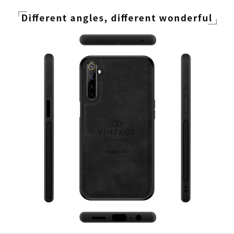 For OPPO Realme 6 Pro PINWUYO Zun Series PC + TPU + Skin Waterproof And Anti-fall All-inclusive Protective Shell(Black) - free shipping - PMC TechLife - Order now!