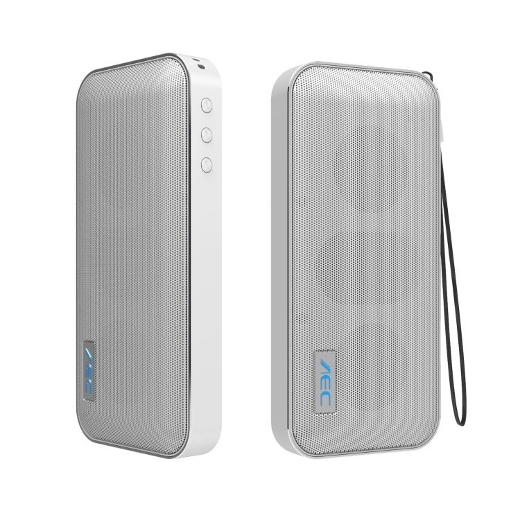 AEC BT-205 Portable Wireless Bluetooth Speaker Stereo Music Loudspeaker Built-in Microphone, Support TF Card(White) - free shipping - PMC TechLife - Order now!