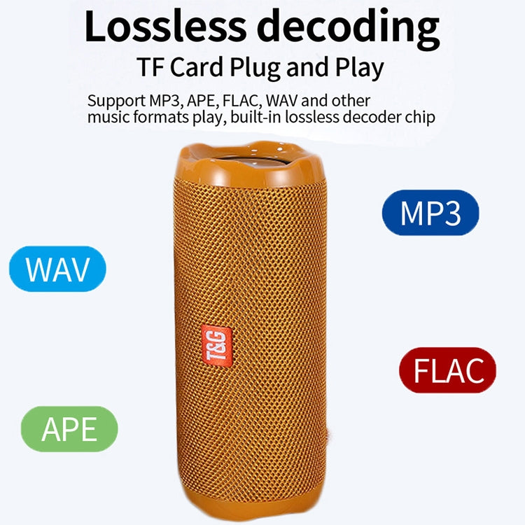 T&G TG191 10W Waterproof Bluetooth Speaker Stereo Double Diaphragm Subwoofer Portable Audio FM Radio(Red) - Waterproof Speaker by T&G | Online Shopping South Africa | PMC TechLife | Buy Now Pay Later Mobicred