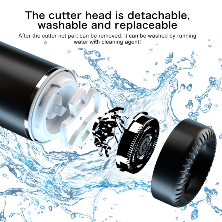 S1080 Mini Metal Turbo Electric Shaver Razor (Black) - free shipping - PMC TechLife - Order now!