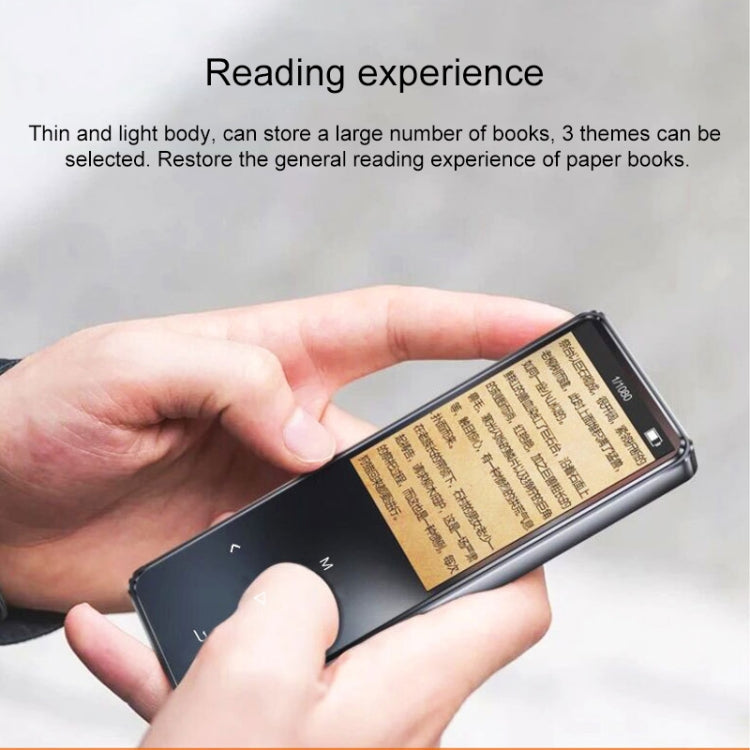 X2 1.8 inch Touch Screen Metal Bluetooth MP3 MP4 Hifi Sound Music Player 8GB(Black) - MP4 Player by PMC TechLife | Online Shopping South Africa | PMC TechLife